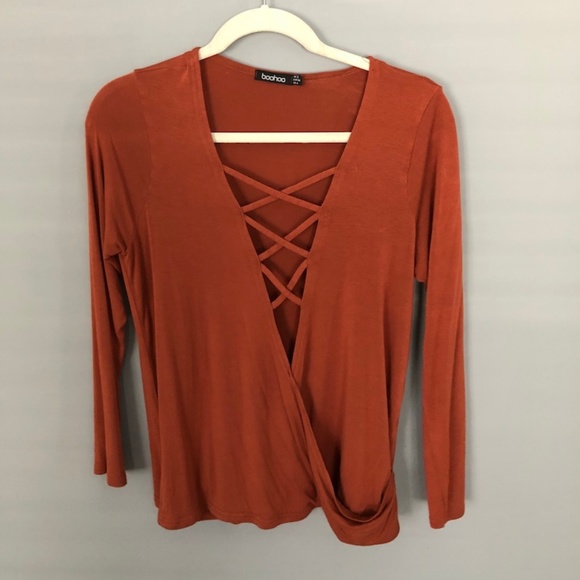 Rust/Orange Long Sleeve - Picture 1 of 4